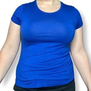 APT 9 Essentials - Royal Blue Women’s Cut Tshirt - Size Large